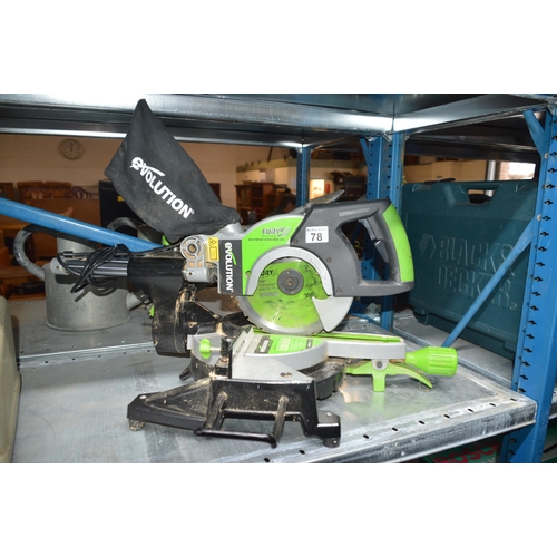 78 - evolution mitre saw