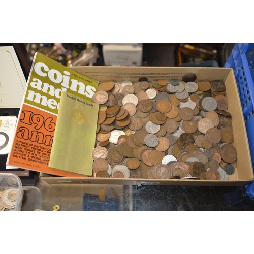 345 - tray of coins