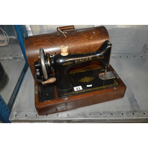 63 - singer sewing machine