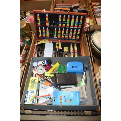 82 - box of arts & crafts