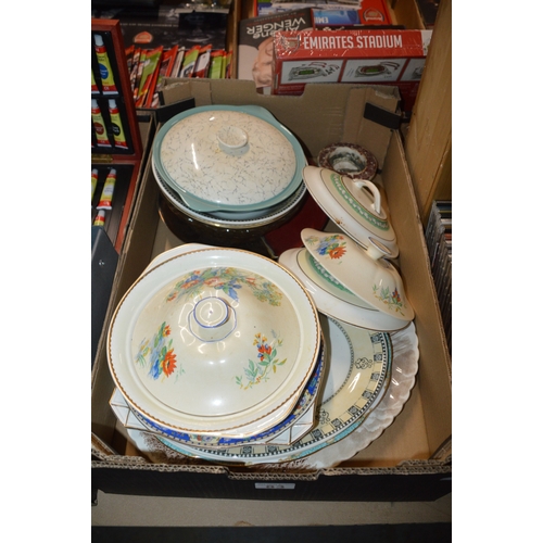 83 - box of various dishes & bowls