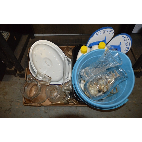 box of misc. items
