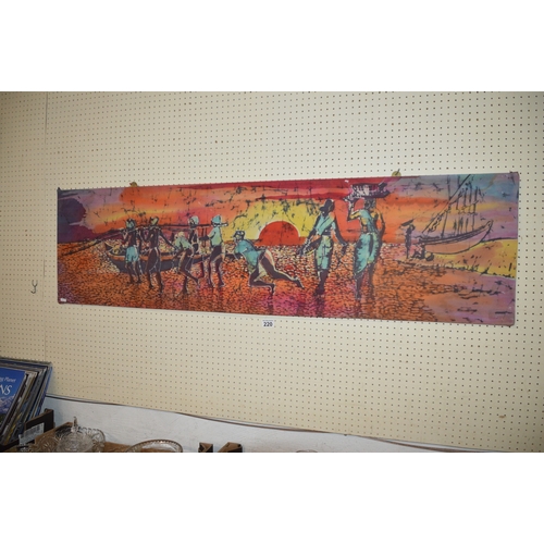 picture on fabric