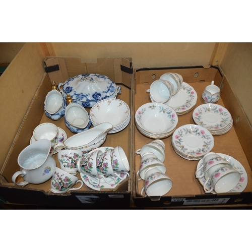 2 boxes of china