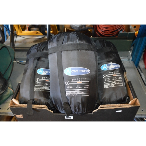 box of camping equipment