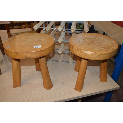 2 milking stools