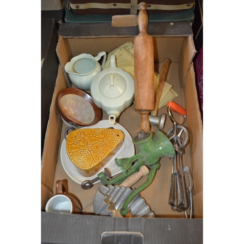 box of misc. kitchen goods