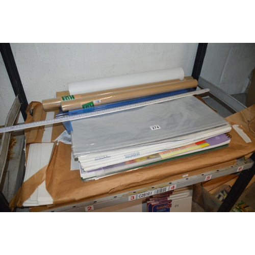 bay of new art pads etc.