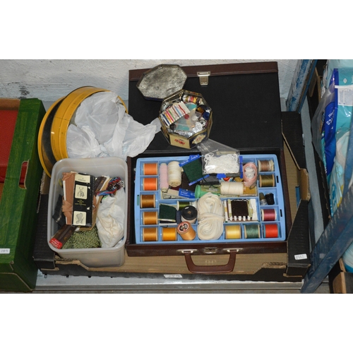 box of sewing accessories
