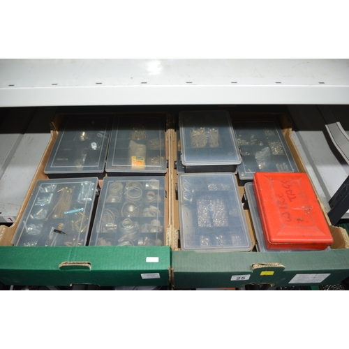 2 boxes of screws & fittings