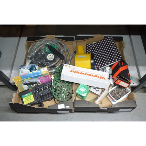 13 - 2 boxes of assorted tools etc.