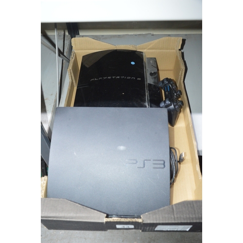 43 - box of playstation 3 consoles