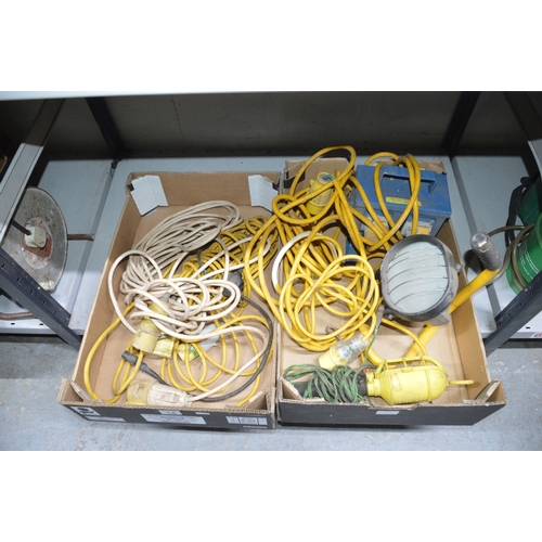 18 - 2 boxes of 110v lighting