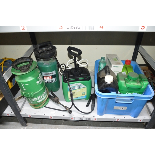 19 - bay of weed sprayers etc.