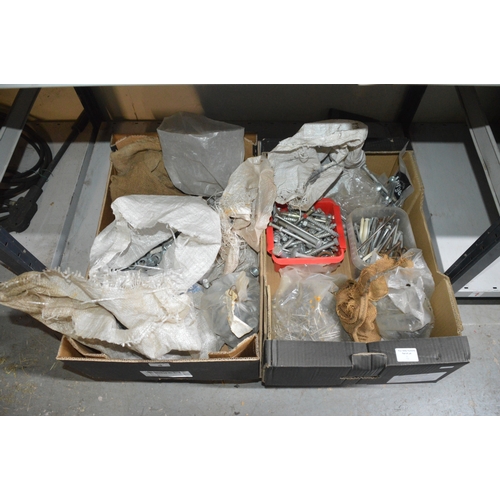 4 - 2 boxes of nuts & bolts