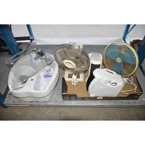 50 - bay of fans, heaters etc.