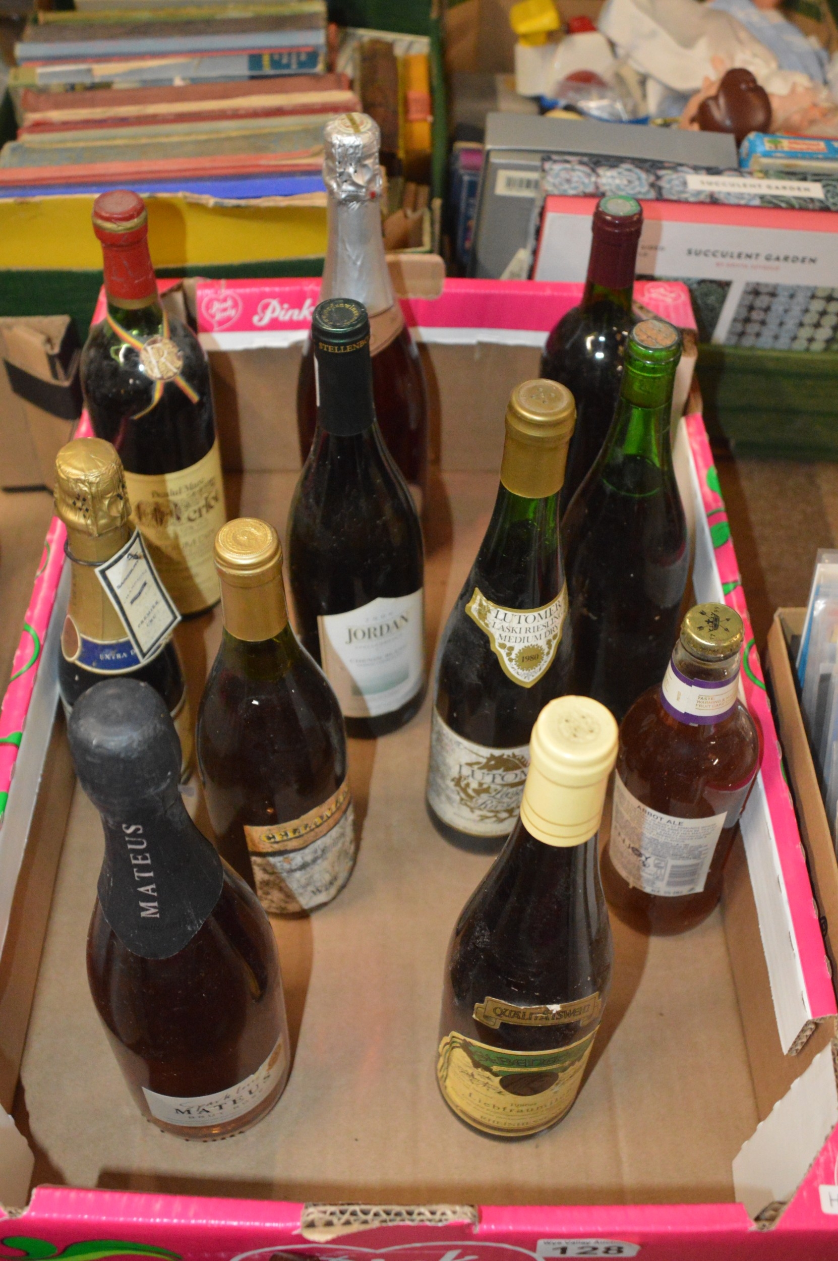 box of sealed alcohol