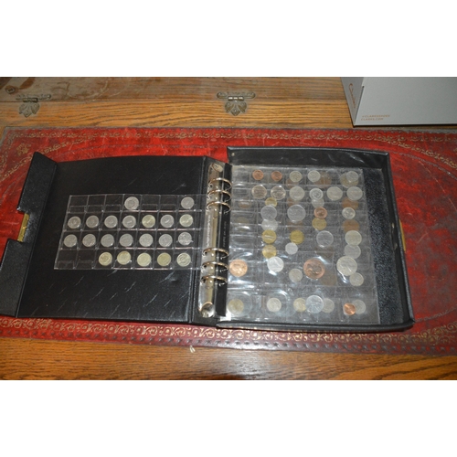 album of collectable coins