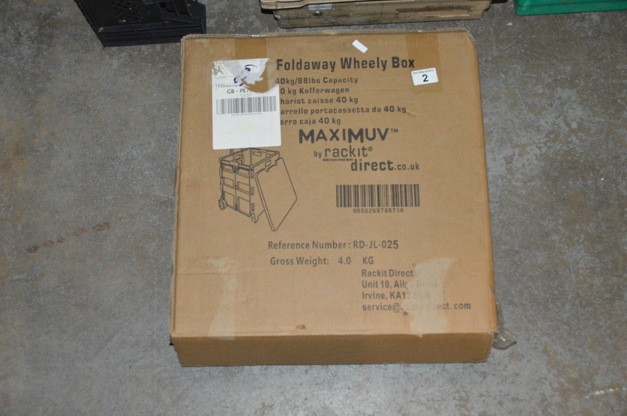 foldaway wheely box
