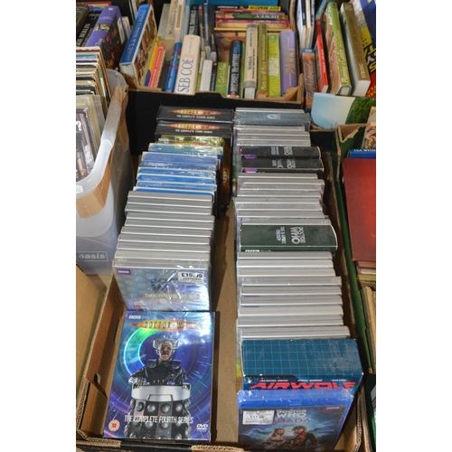 111 - box of dr who dvds