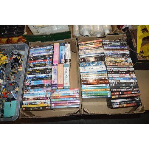 72 - 2 boxes of dvds