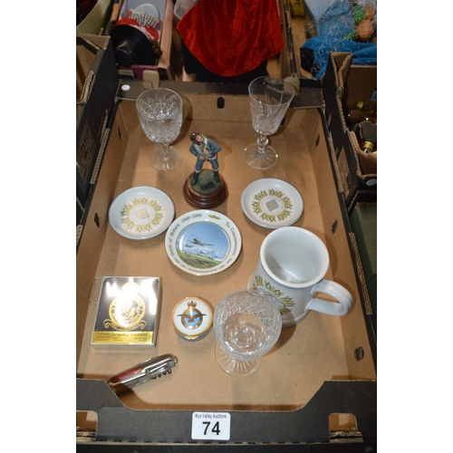 74 - box of misc. items