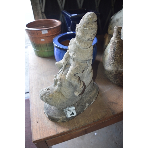 95 - concrete gnome ornament