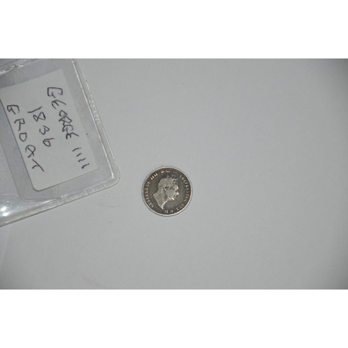an 1836 george iiii groat