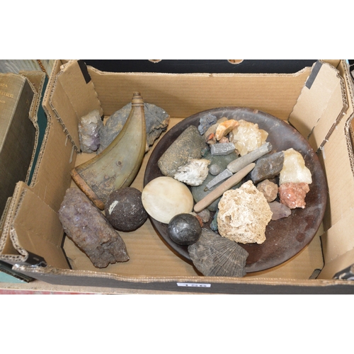 box of rocks/minerals