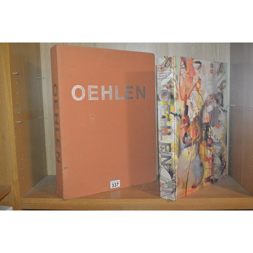 337 - *sample copy* of albert oehlen's monograph book
