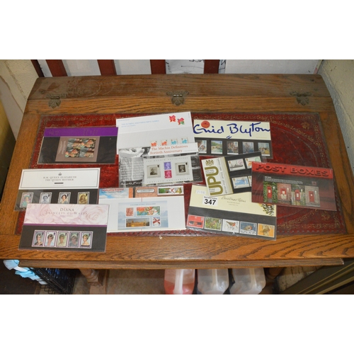 347 - collection of royal mint stamps