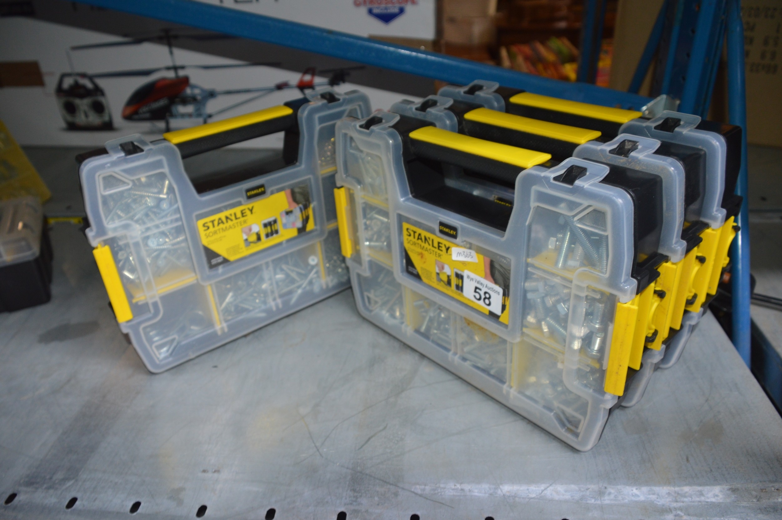 4 stanley screw boxes