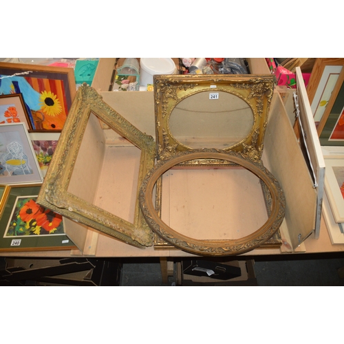 241 - 3 gilt frames