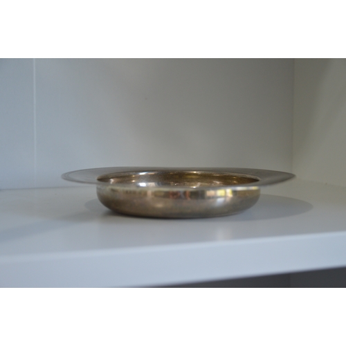 10 - 925 silver dish, engraved 2010, 223g