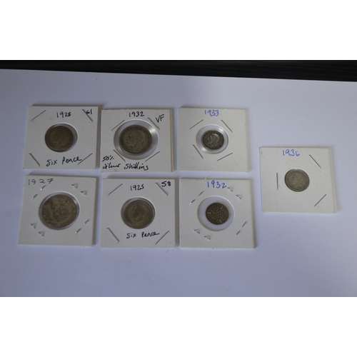 31 - 22 assorted silver coins