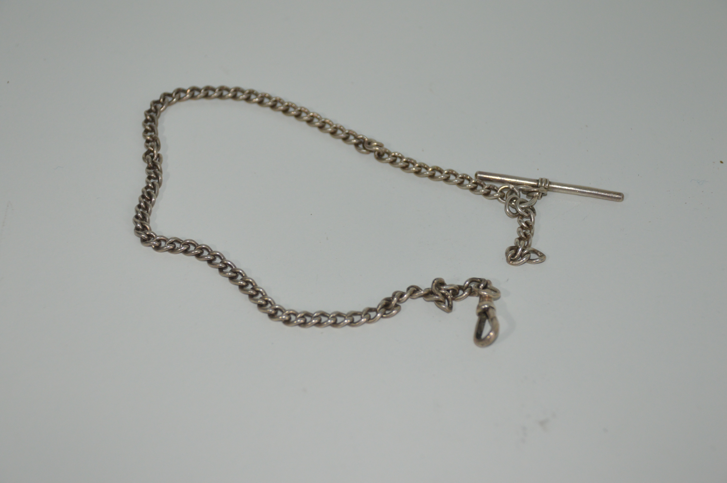 Silver watch chain, 18gm