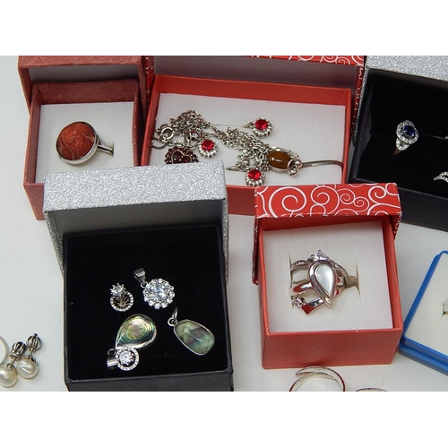 84 - A Large Quantity of Silver Jewellery