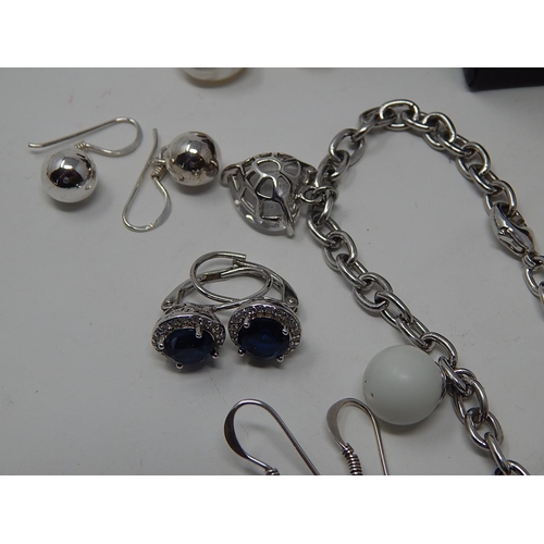 84 - A Large Quantity of Silver Jewellery