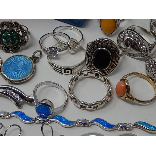 84 - A Large Quantity of Silver Jewellery