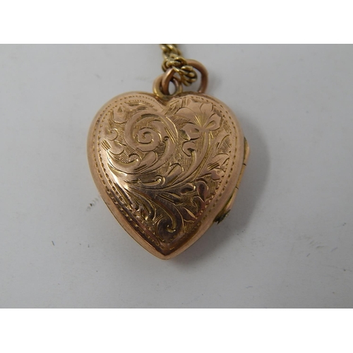 88 - WITHDRAWN: 9ct Gold Hallmarked Locket on 9ct gold chain. Length of chain 41cm. weight 5.7g