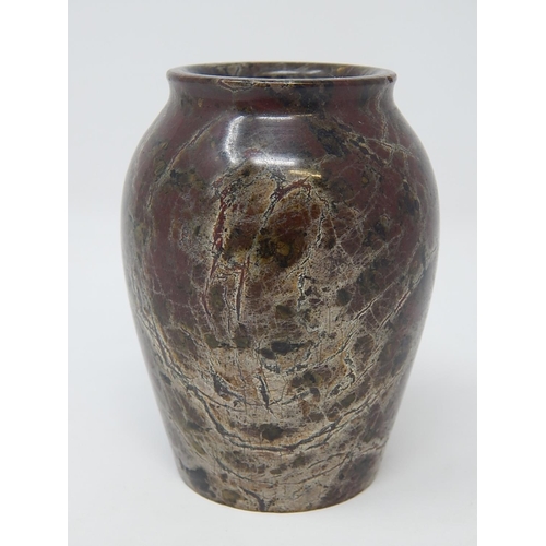 848 - Late 19th Century Cornish Serpentine Marble Specimen Vase. Height 8cm