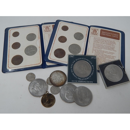 309 - Collection of Crowns & coins