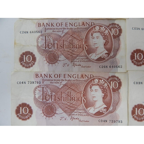 320 - Six Ten Shilling Notes