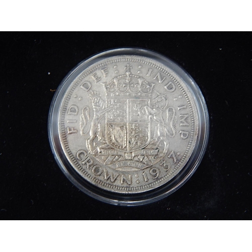 324 - The King George V & VI Silver Crown Collection, 1935, 1937 in presentation case with certificate