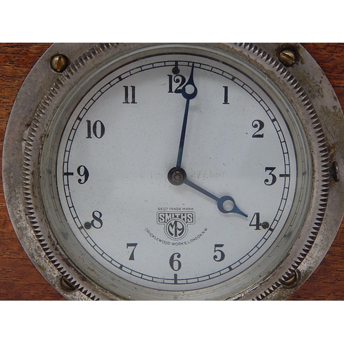 236 - Motoring Interest: Smiths of Cricklewood London Car Clock c.1940's. The Clock with 