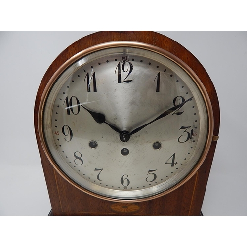 247 - Junghams Mantel Clock with Westminster Chime: 32cm High