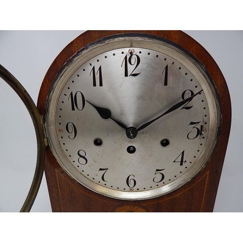 247 - Junghams Mantel Clock with Westminster Chime: 32cm High