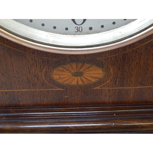 247 - Junghams Mantel Clock with Westminster Chime: 32cm High