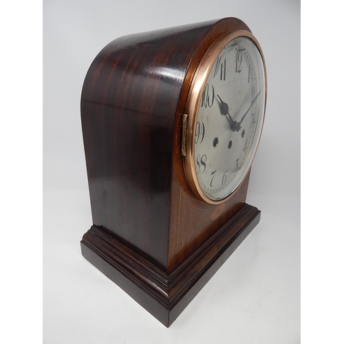 247 - Junghams Mantel Clock with Westminster Chime: 32cm High