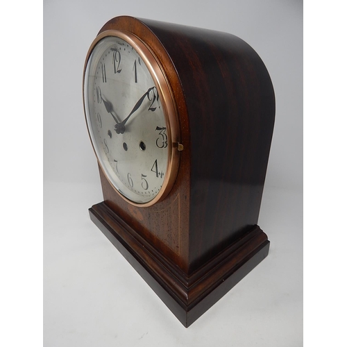 247 - Junghams Mantel Clock with Westminster Chime: 32cm High